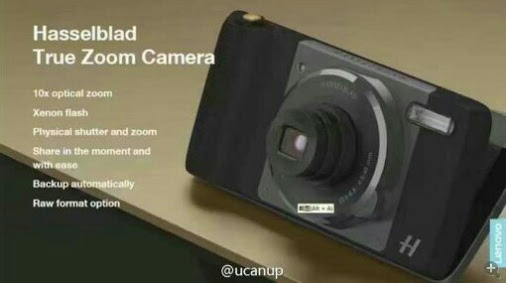 Аксессуар True Zoom Camera для смартфона Moto Z предложит 10-кратный оптический зум и ксеноновую вспышку